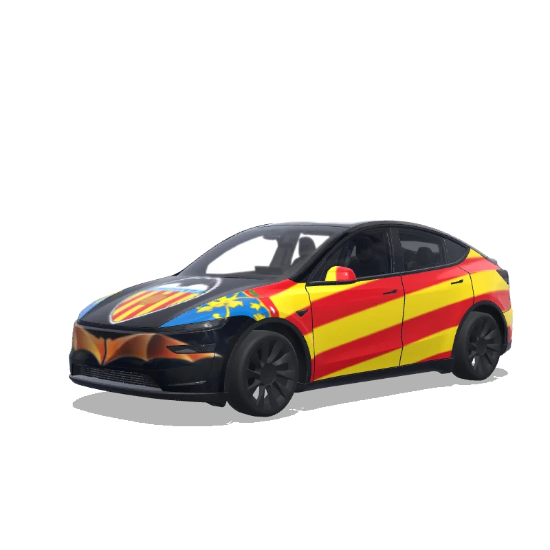 Valencia CF - Tesla Model Y (2025+ Premium) wrap