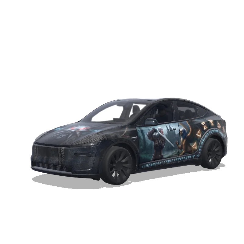 The Witcher Wild Hunt - Tesla Model Y (2025+ Premium) wrap