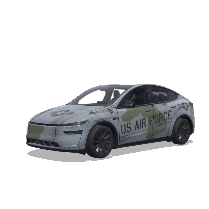 Tesla Model Y (2025+ Premium) custom wrap design
