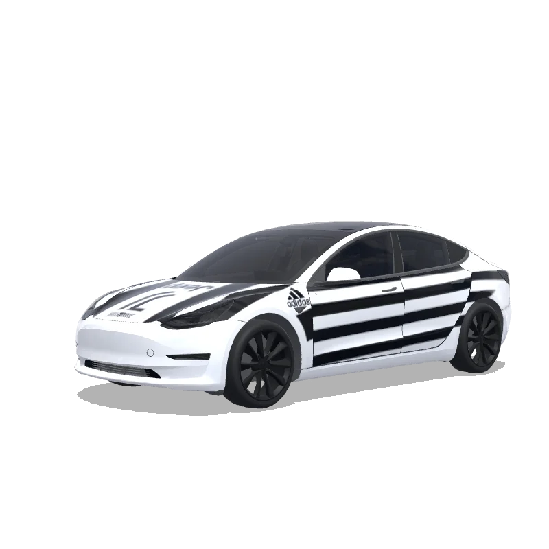 Tesla Model 3 custom wrap design