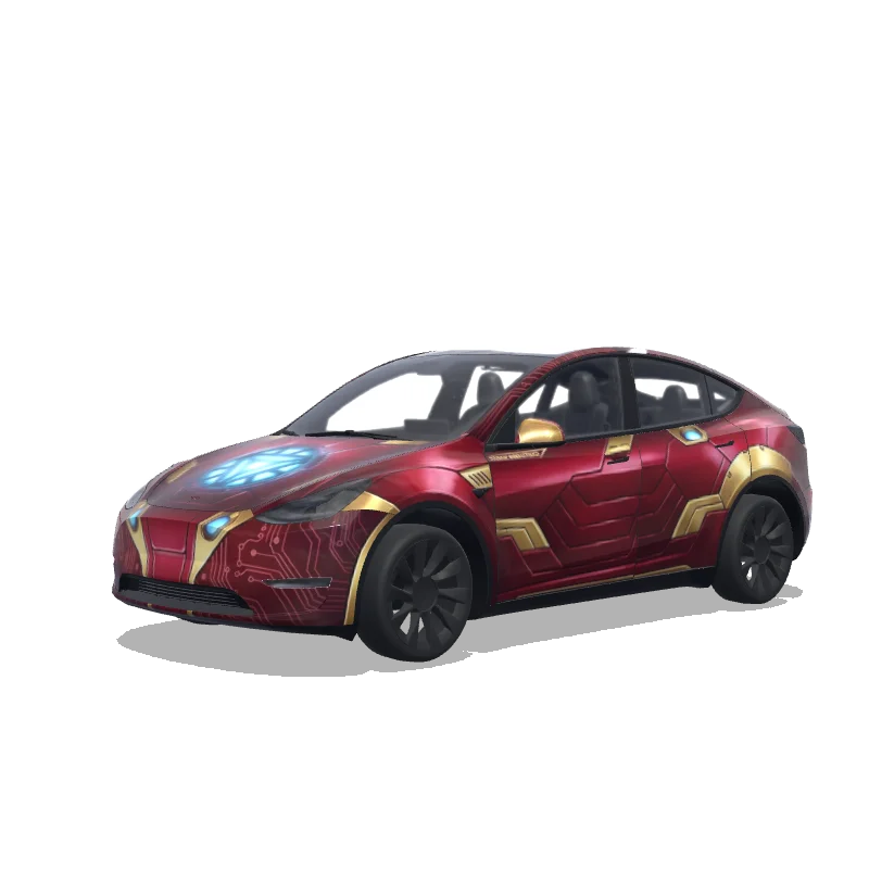 Tesla Model Y custom wrap design