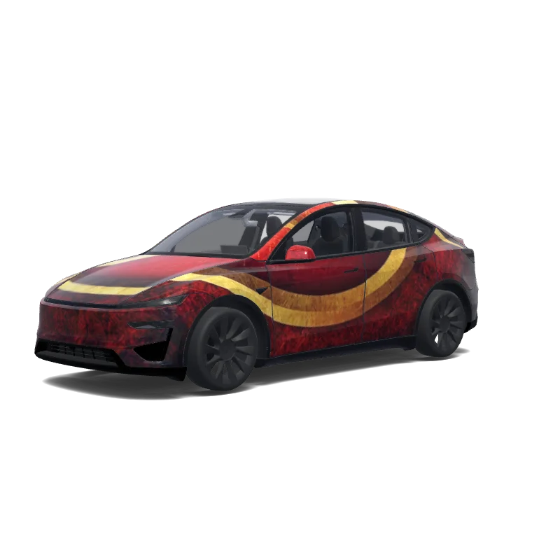 Tesla Model Y (2025+ Performance) custom wrap design