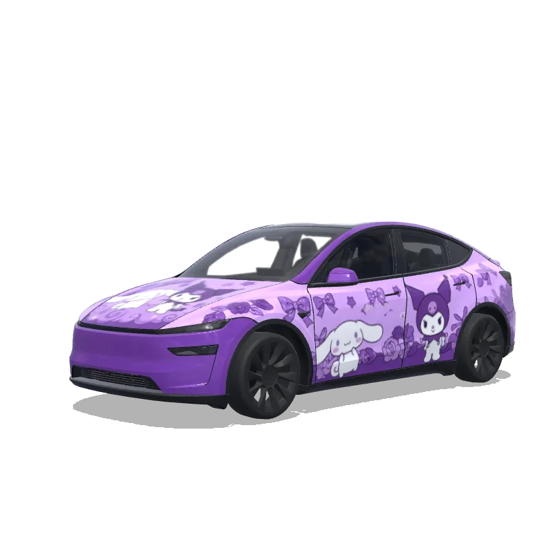 Tesla Model Y (2025+ Premium) custom wrap design