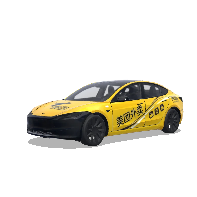 Tesla Model 3 (2024+ Standard/Premium) custom wrap design