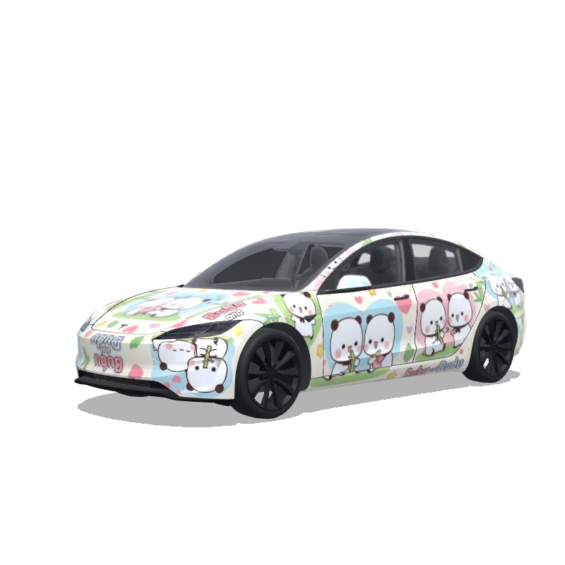 Tesla Model 3 (2024+ Performance) custom wrap design