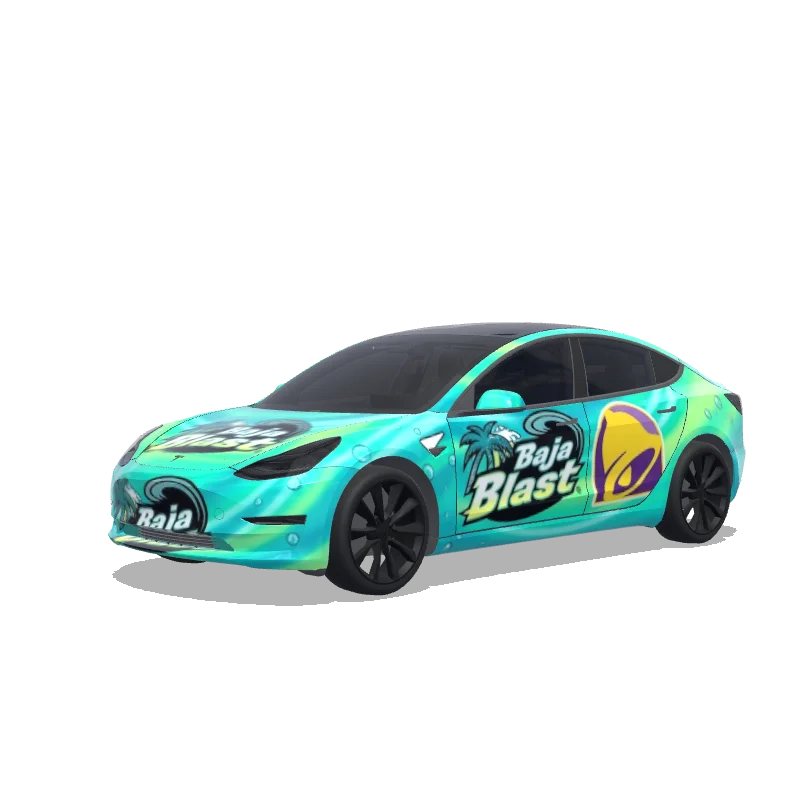 Tesla Model 3 custom wrap design