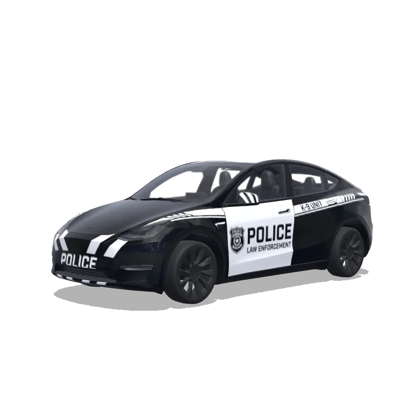 Tesla Model Y custom wrap design
