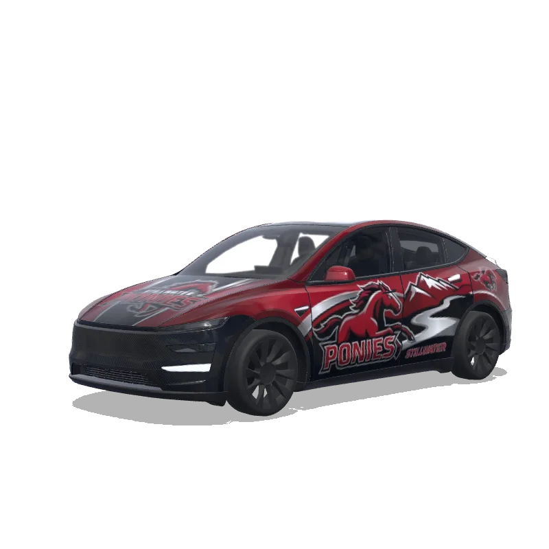 Tesla Model Y (2025+ Premium) custom wrap design