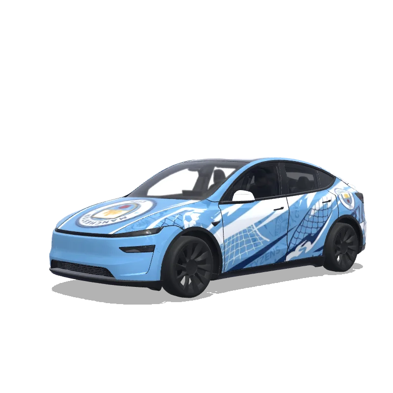 Tesla Model Y (2025+ Premium) custom wrap design