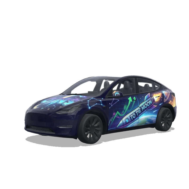 Tesla Model Y custom wrap design