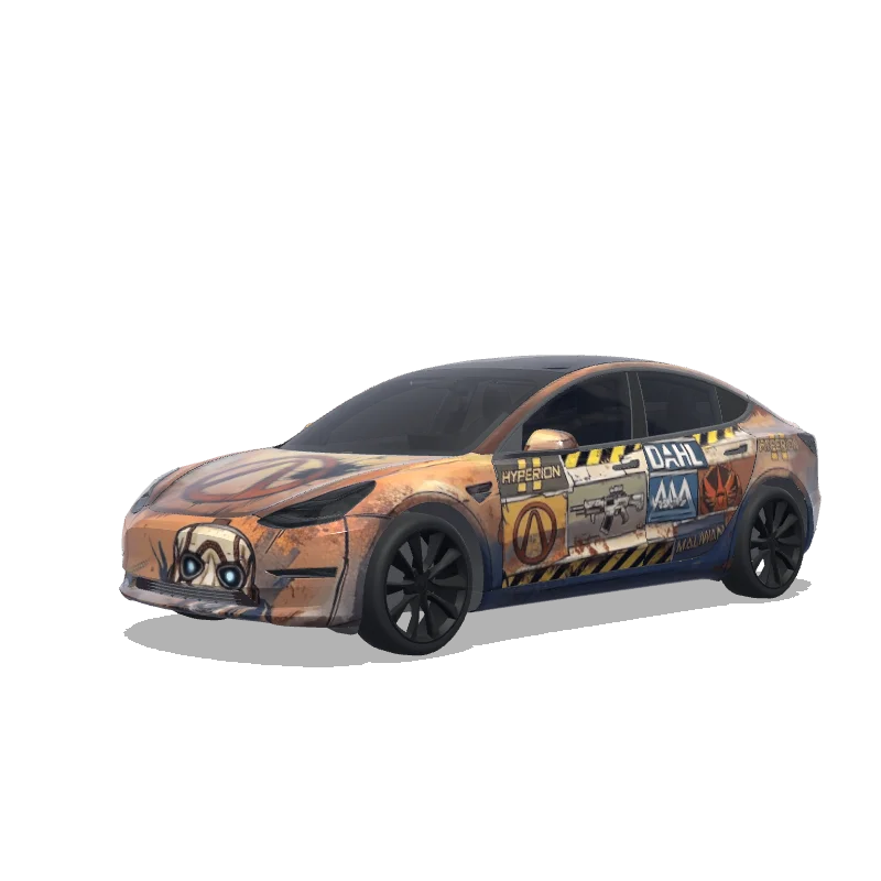 Tesla Model 3 custom wrap design