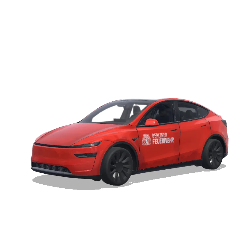 Berlin Firebrigade - Tesla Model Y (2025+ Premium) wrap