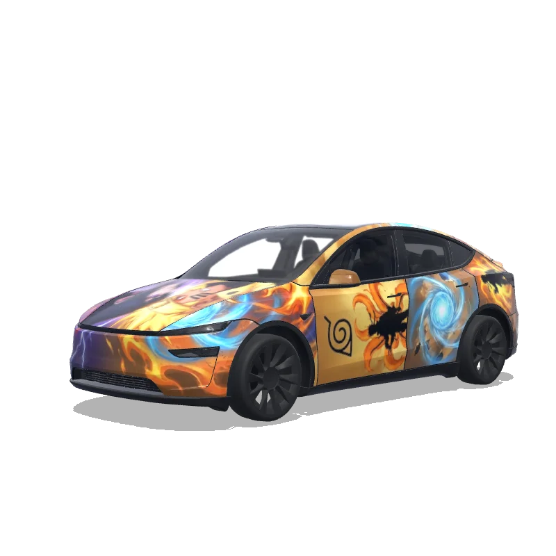 Tesla Model Y (2025+ Premium) tilpasset wrap-design