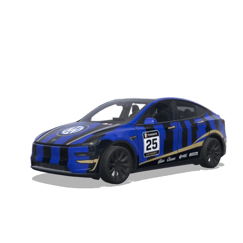 Tesla Model Y (2025+ Premium) custom wrap design