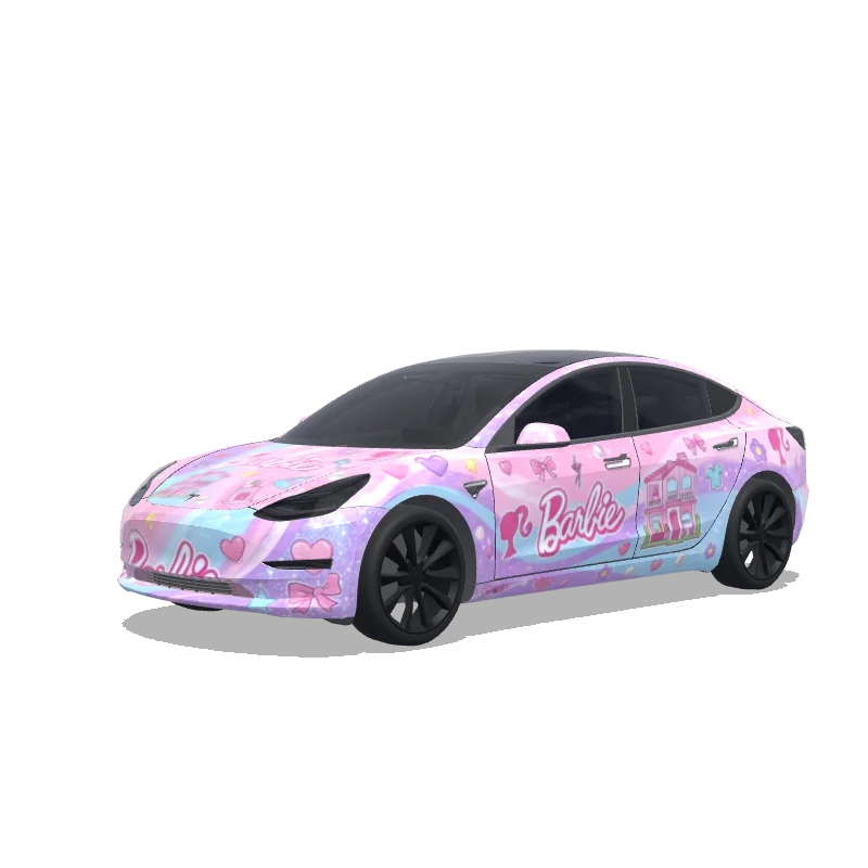 Tesla Model 3 custom wrap design