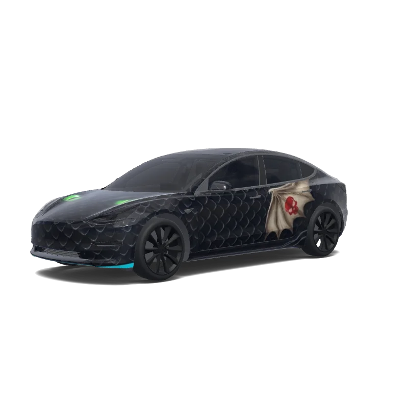 Tesla Model 3 커스텀 랩 디자인