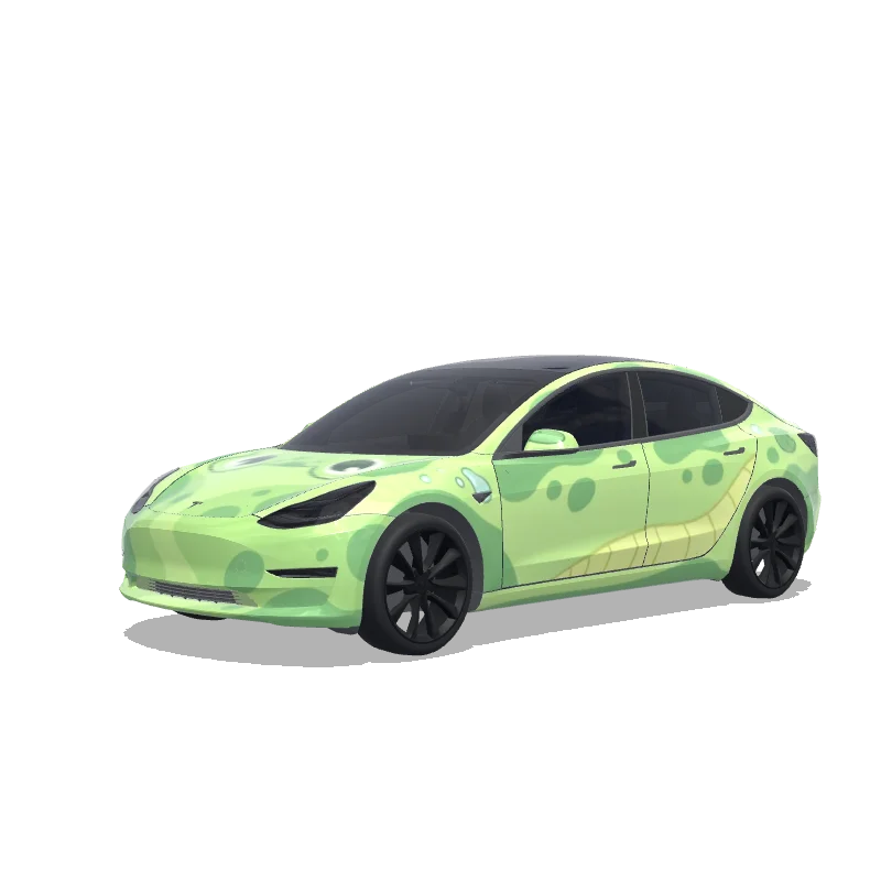 Tesla Model 3 custom wrap design