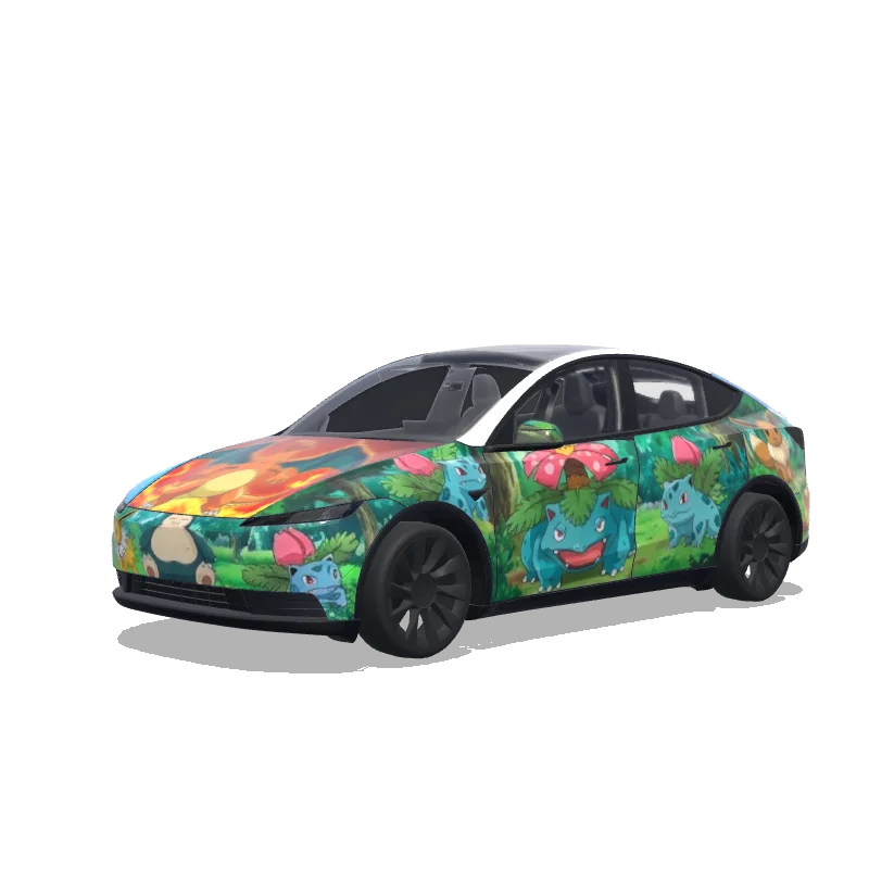 Tesla Model Y (2025+ Standard) custom wrap design