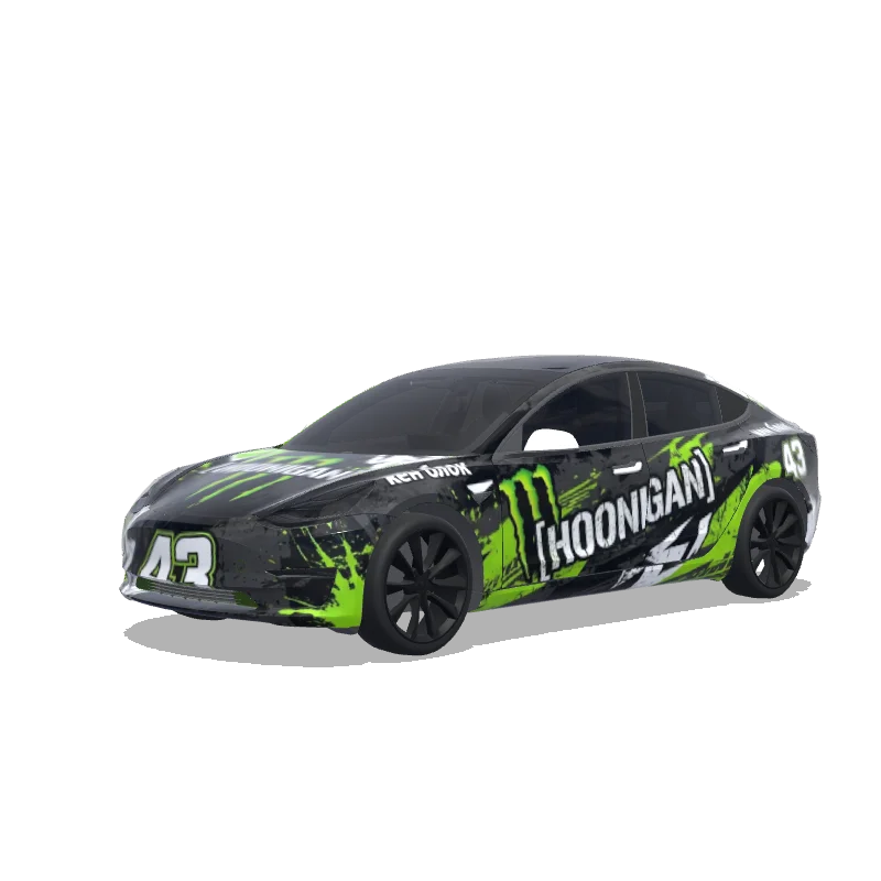 Tesla Model 3 custom wrap design