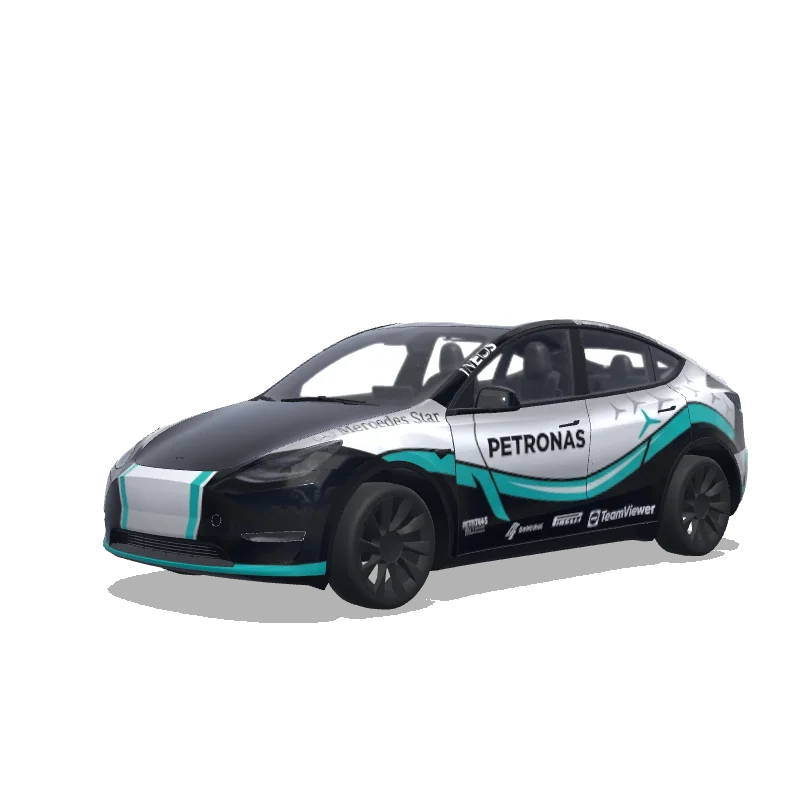 Tesla Model Y custom wrap design