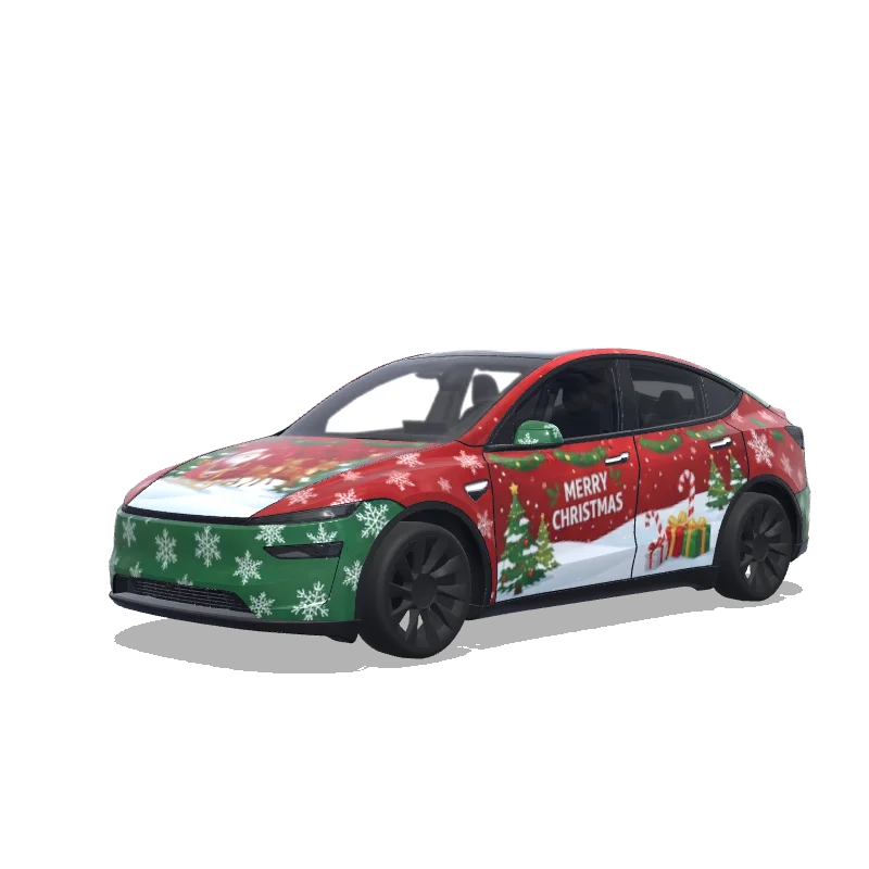 Tesla Model Y (2025+ Premium) custom wrap design