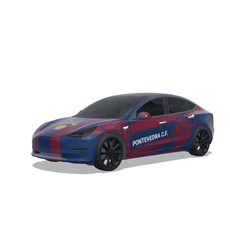 Tesla Model 3 custom wrap design
