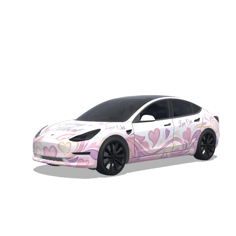 Tesla Model 3 custom wrap design
