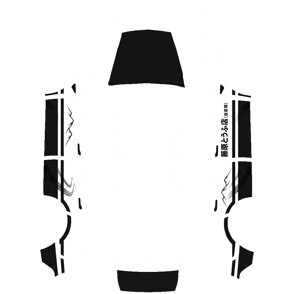 Model Y-folieringsdesign - flat wrap PNG for Model Y (2025+ Standard) Paint Shop