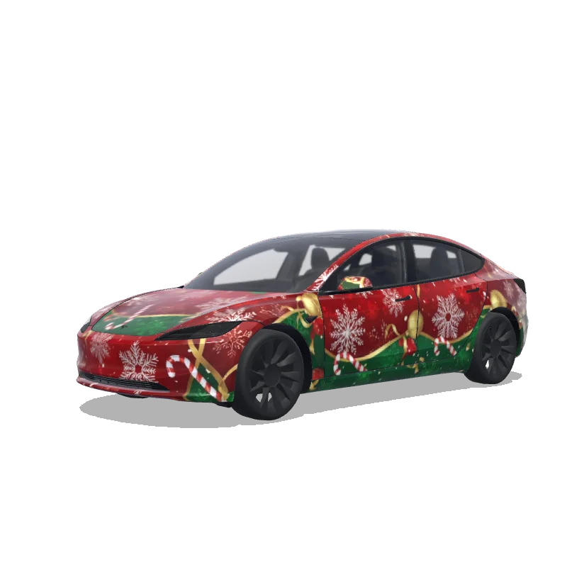 Tesla Model 3 (2024+ Standard/Premium) custom wrap design