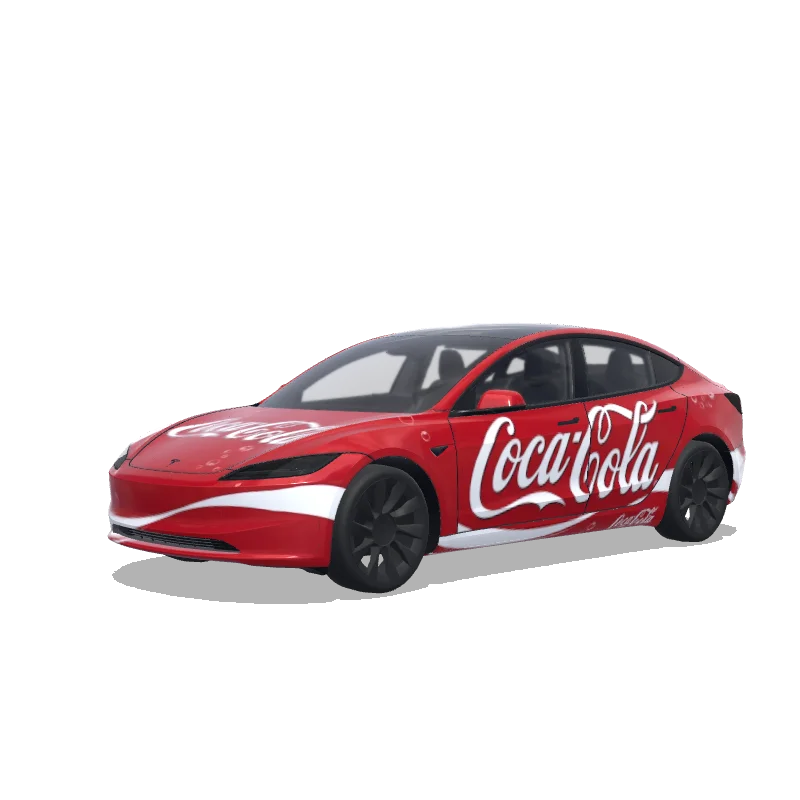 Individuelles Folierungsdesign für Tesla Model 3 (2024+ Standard/Premium)