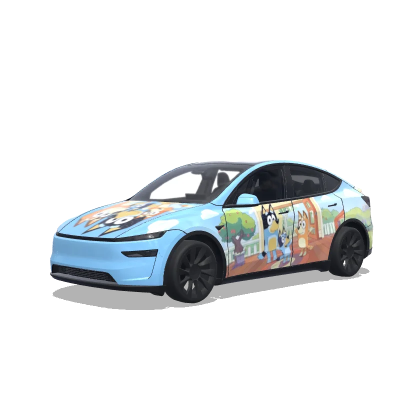 Tesla Model Y (2025+ Premium) custom wrap design