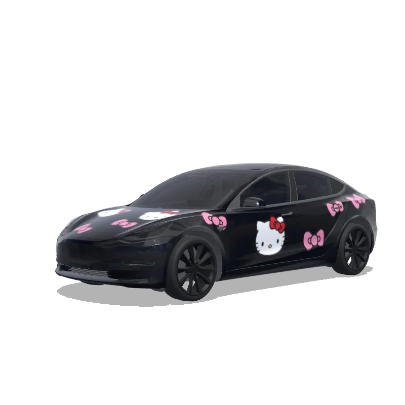Tesla Model 3 custom wrap design