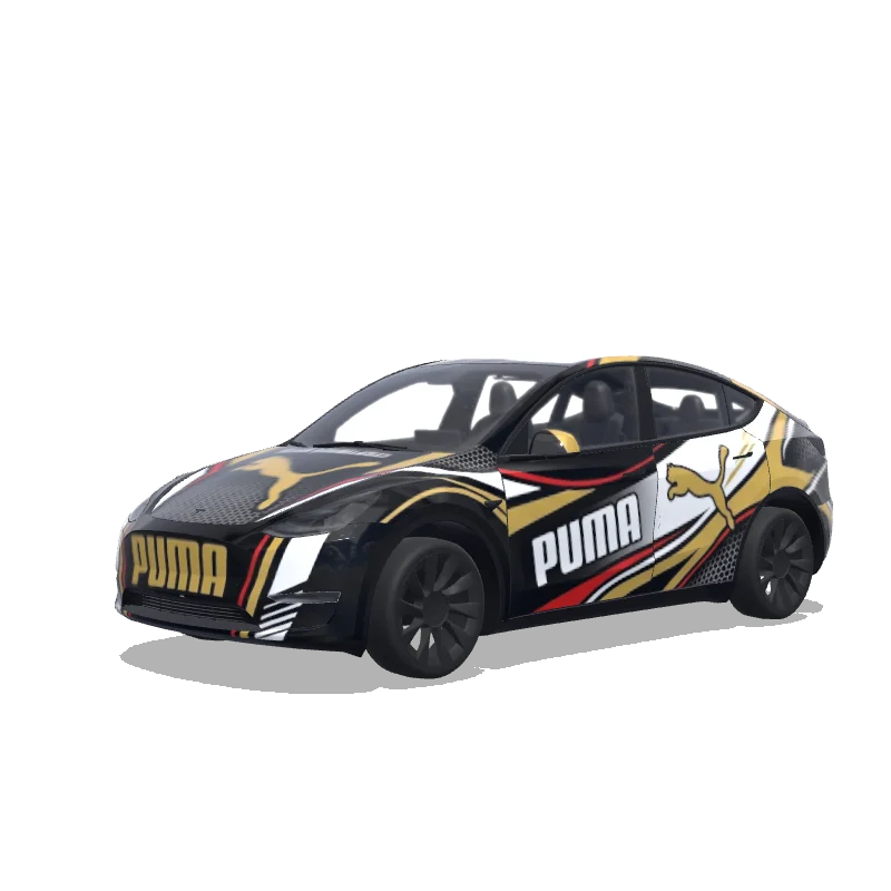 Tesla Model Y custom wrap design