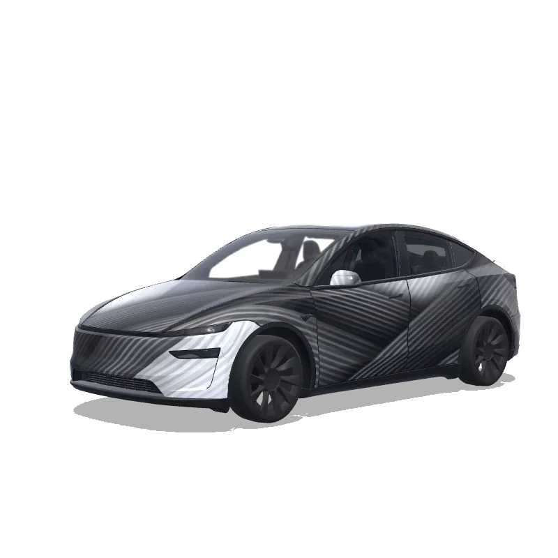Tesla Model Y (2025+ Premium) custom wrap design