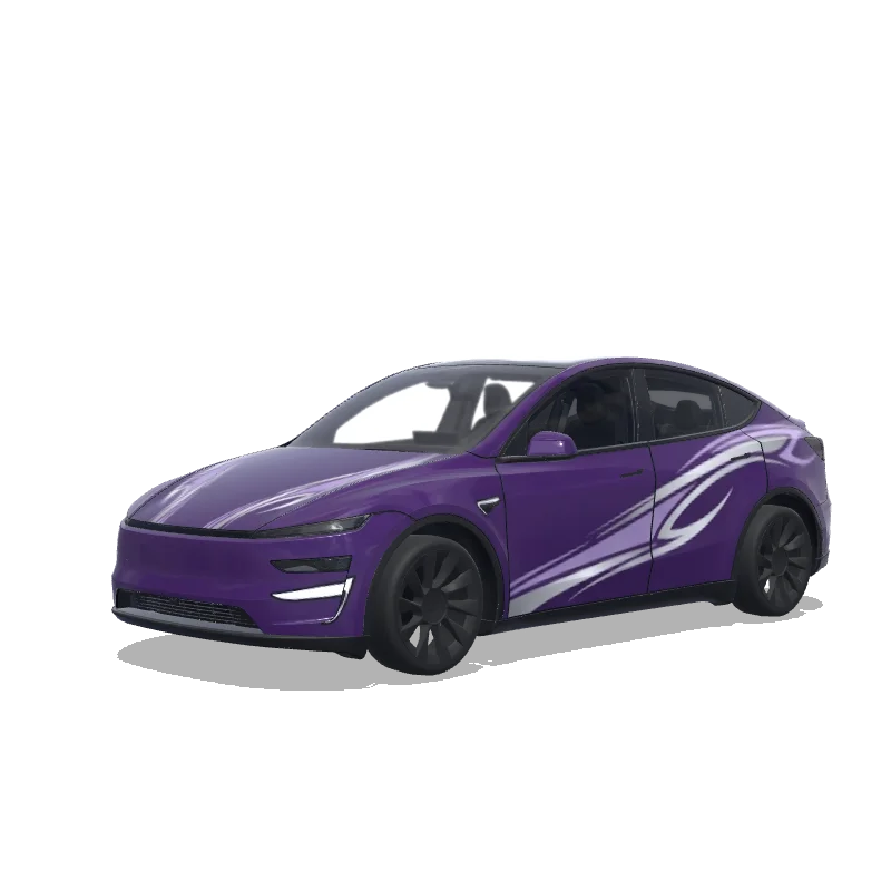 Tesla Model Y (2025+ Premium) custom wrap design