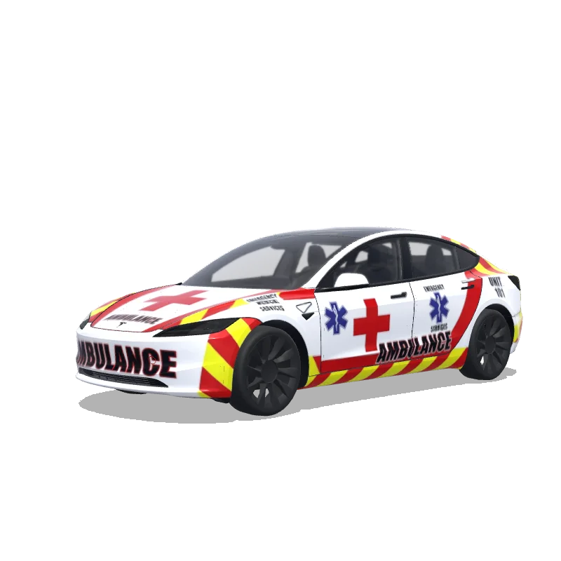 Tesla Model 3 (2024+ Standard/Premium) custom wrap design