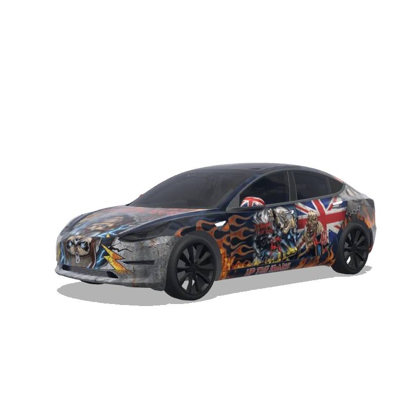 Tesla Model 3 custom wrap design