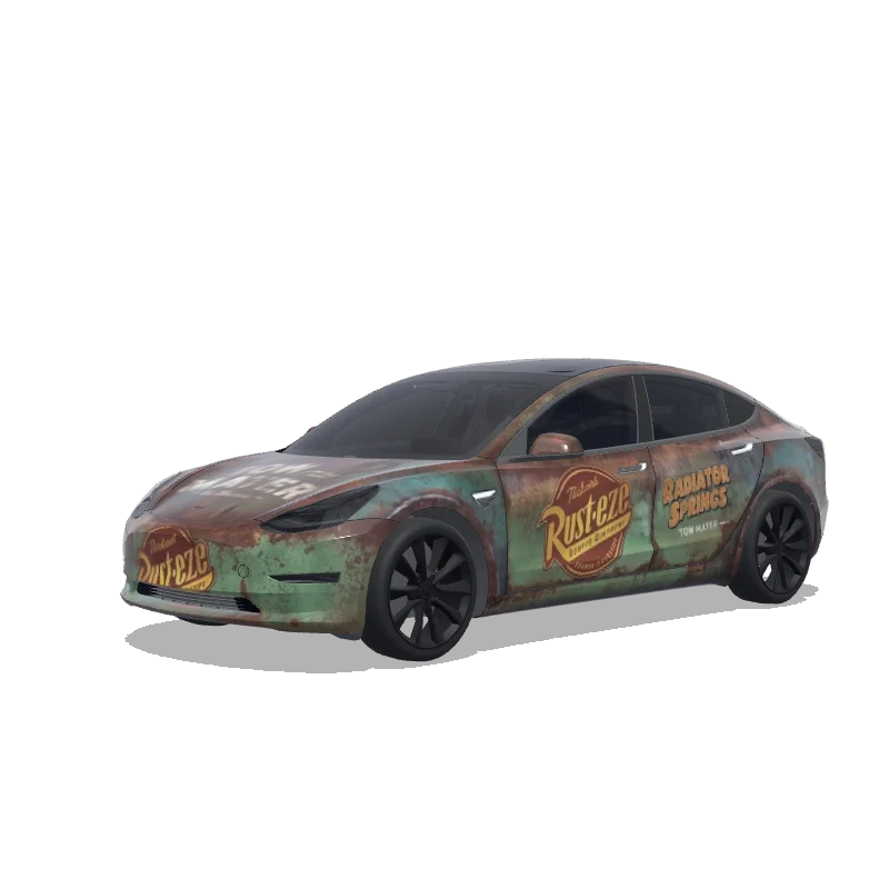Tesla Model 3 aangepast wrap-ontwerp