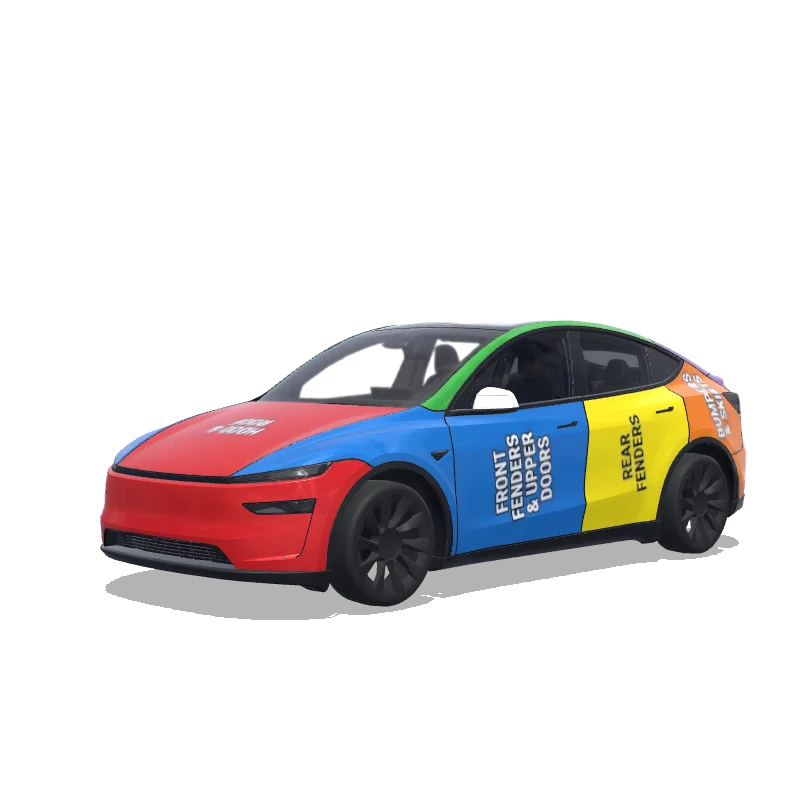 Tesla Model Y (2025+ Premium) custom wrap design