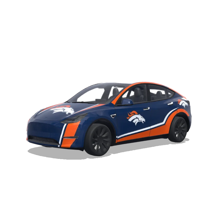 Tesla Model Y custom wrap design