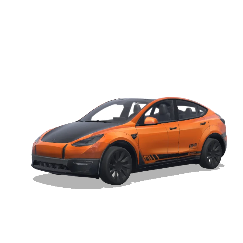 Tesla Model Y custom wrap design