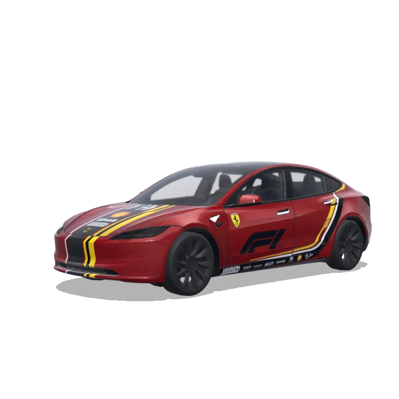 Tesla Model 3 (2024+ Standard/Premium) custom wrap design
