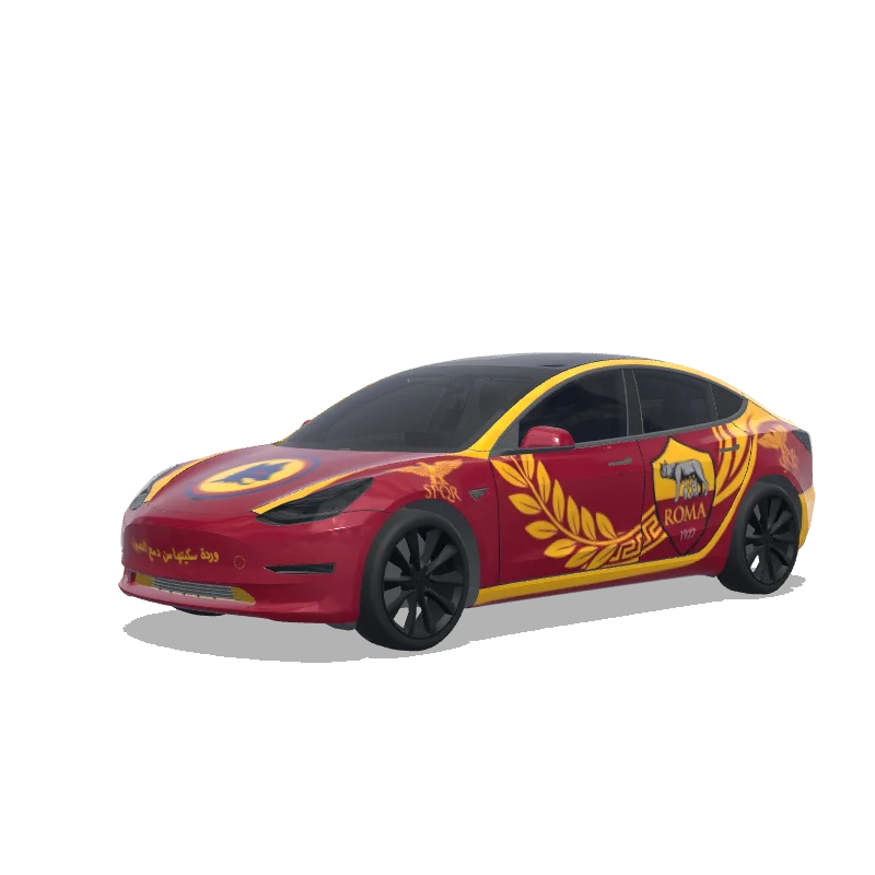 AS ROMA ITALIAN TEAM - Tesla Model 3 wrap