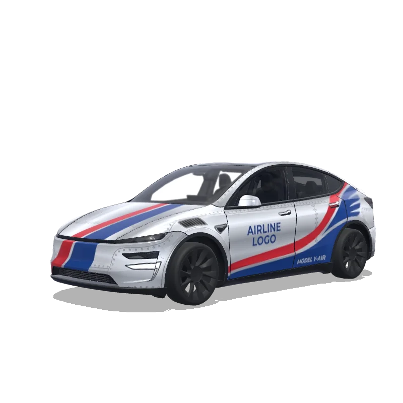 Tesla Model Y (2025+ Premium) custom wrap design
