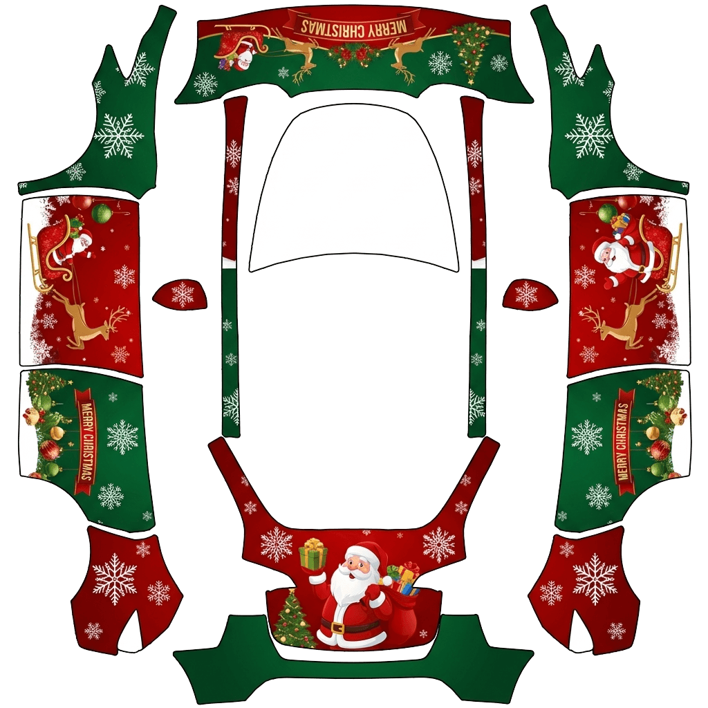 Model Y Wrap Design - flat wrap PNG for Model Y Paint Shop
