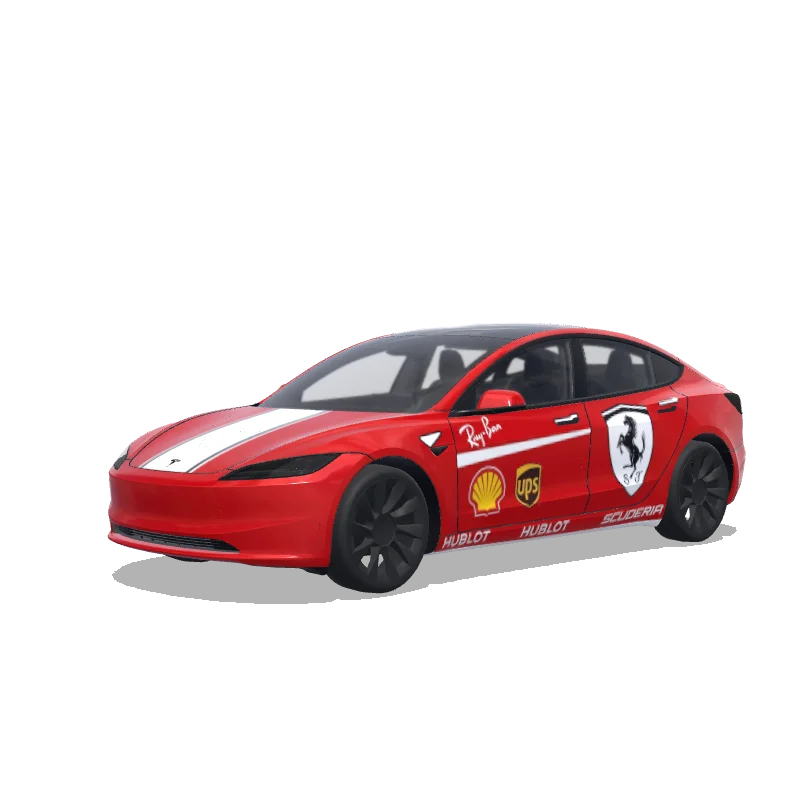 Tesla Model 3 (2024+ Standard/Premium) custom wrap design