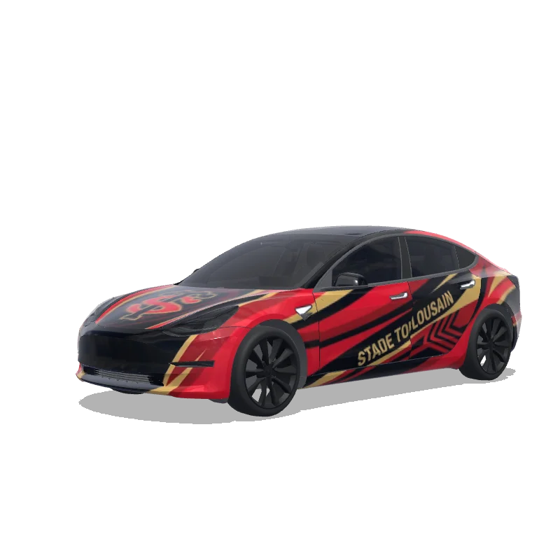 Tesla Model 3 custom wrap design
