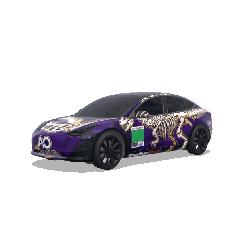 Tesla Model 3 custom wrap design