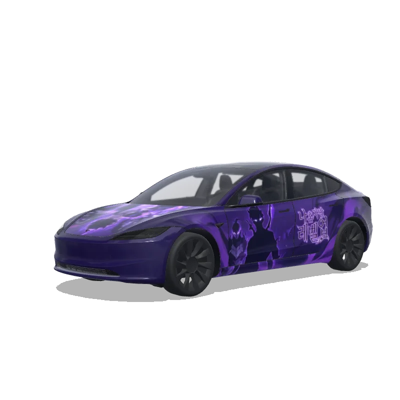 Tesla Model 3 (2024+ Standard/Premium) カスタムラップデザイン