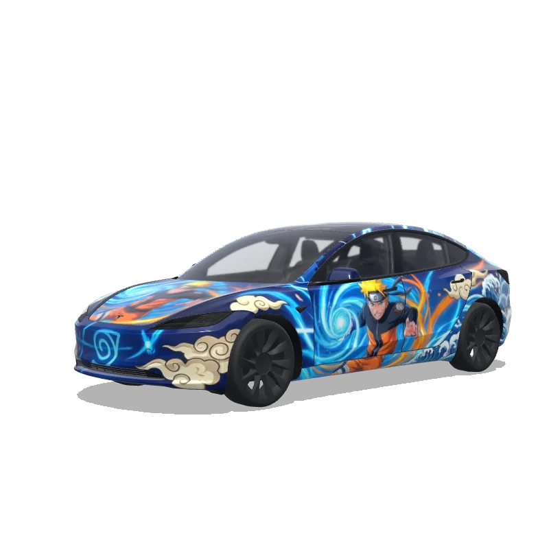 Tesla Model 3 (2024+ Standard/Premium) custom wrap design
